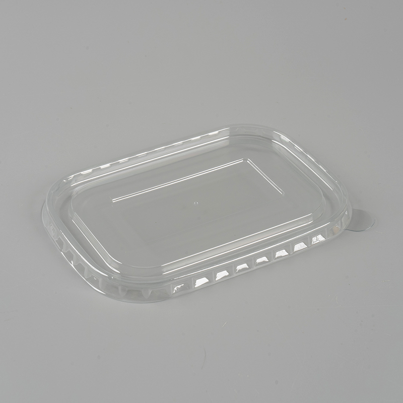 Pet transparens rectangulum charta patera Cover
